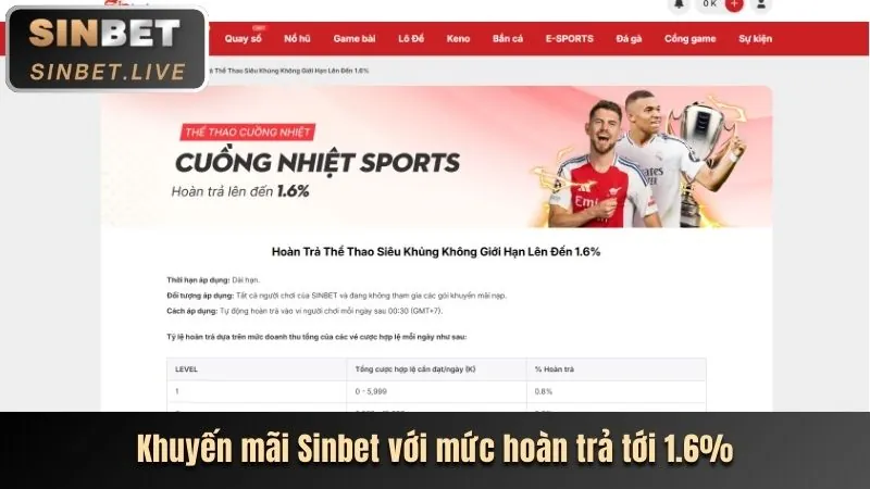 Cập nhật thông tin Nbet